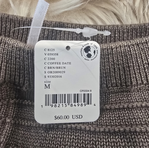 Free People Sz Med Marlo Swit Sweater Shorts - Picture 4 of 4